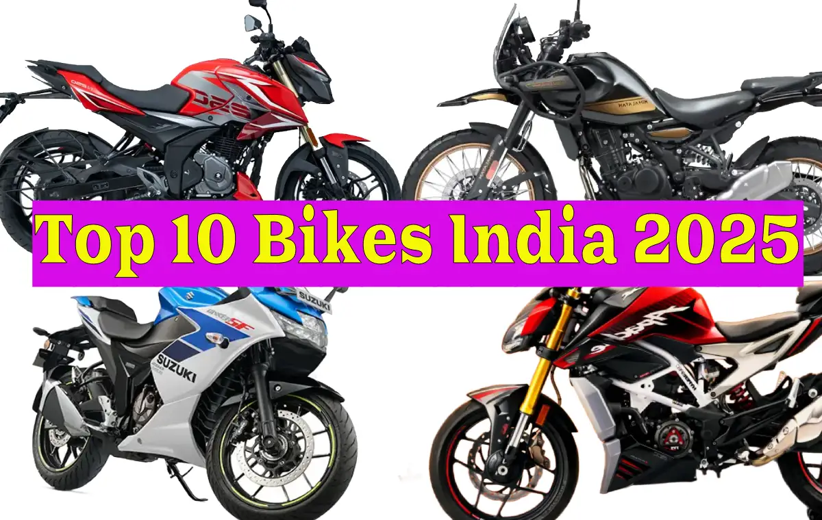 भारत की टॉप 10 बाइक्स 2025