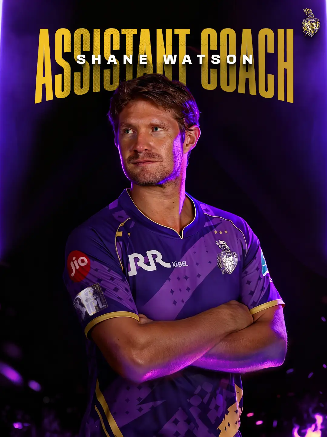 KKR Names Shane Watson Assistant Coach