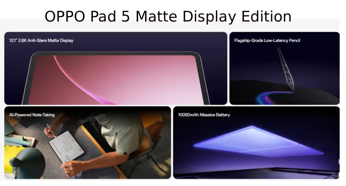 OPPO Pad 5 Matte Display Edition