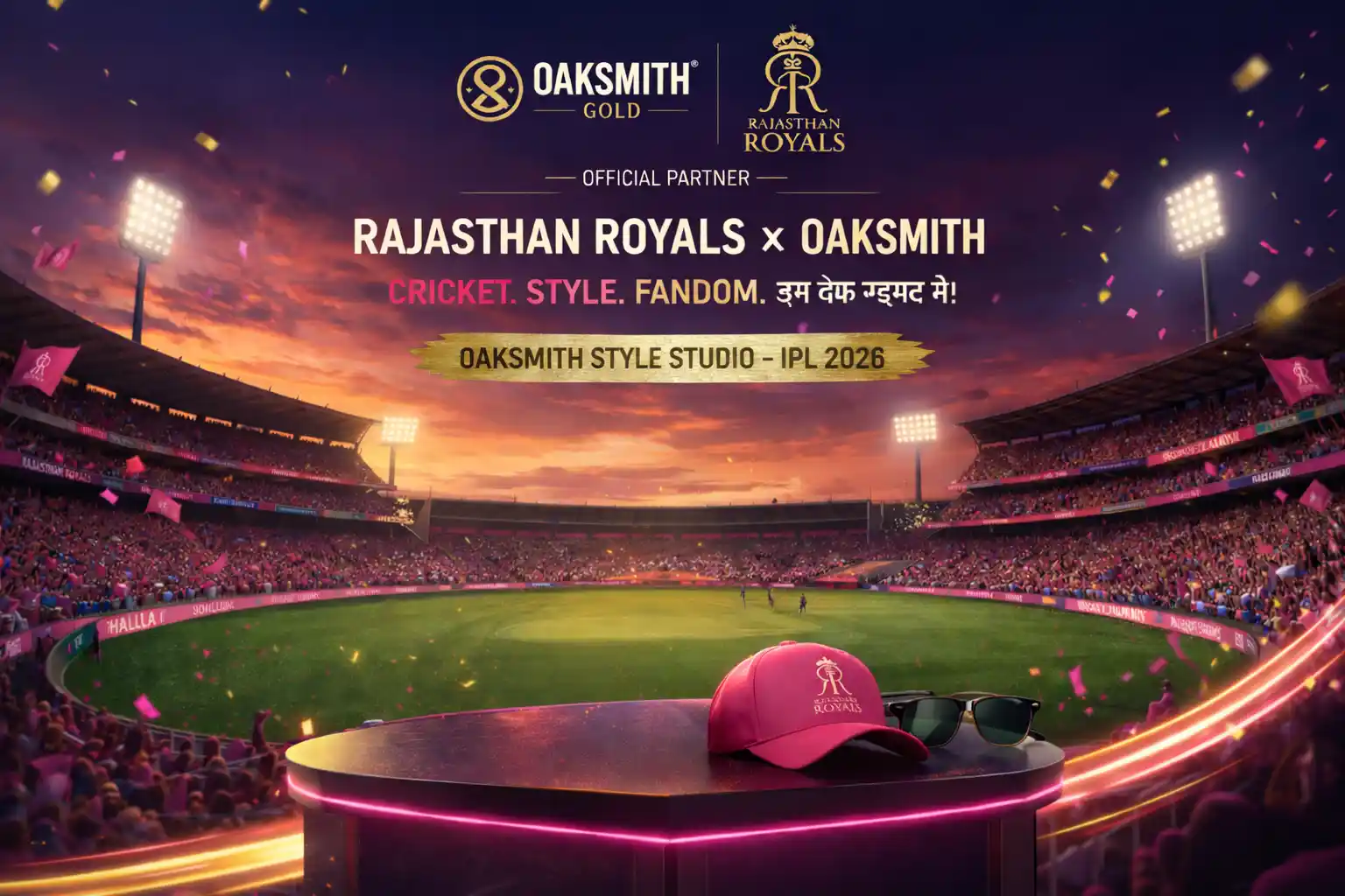 Rajasthan Royals x Oaksmith Partnership