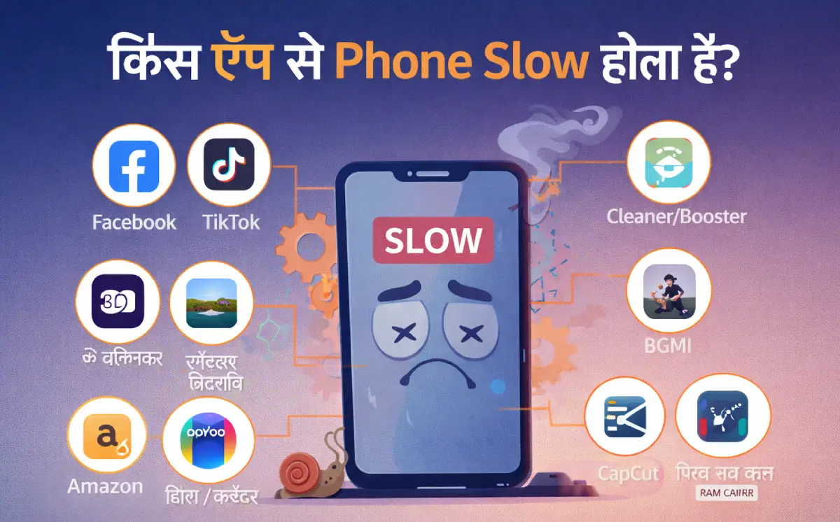 Kis app se Phone Slow Hota hai?