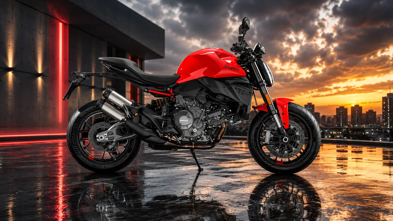 Ducati Monster V2 2026 new 890cc V2 engine naked bike