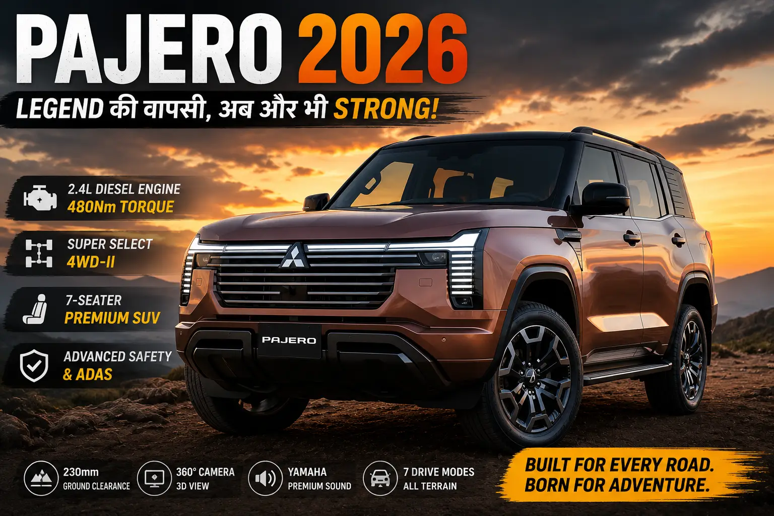 Mitsubishi Pajero 2026