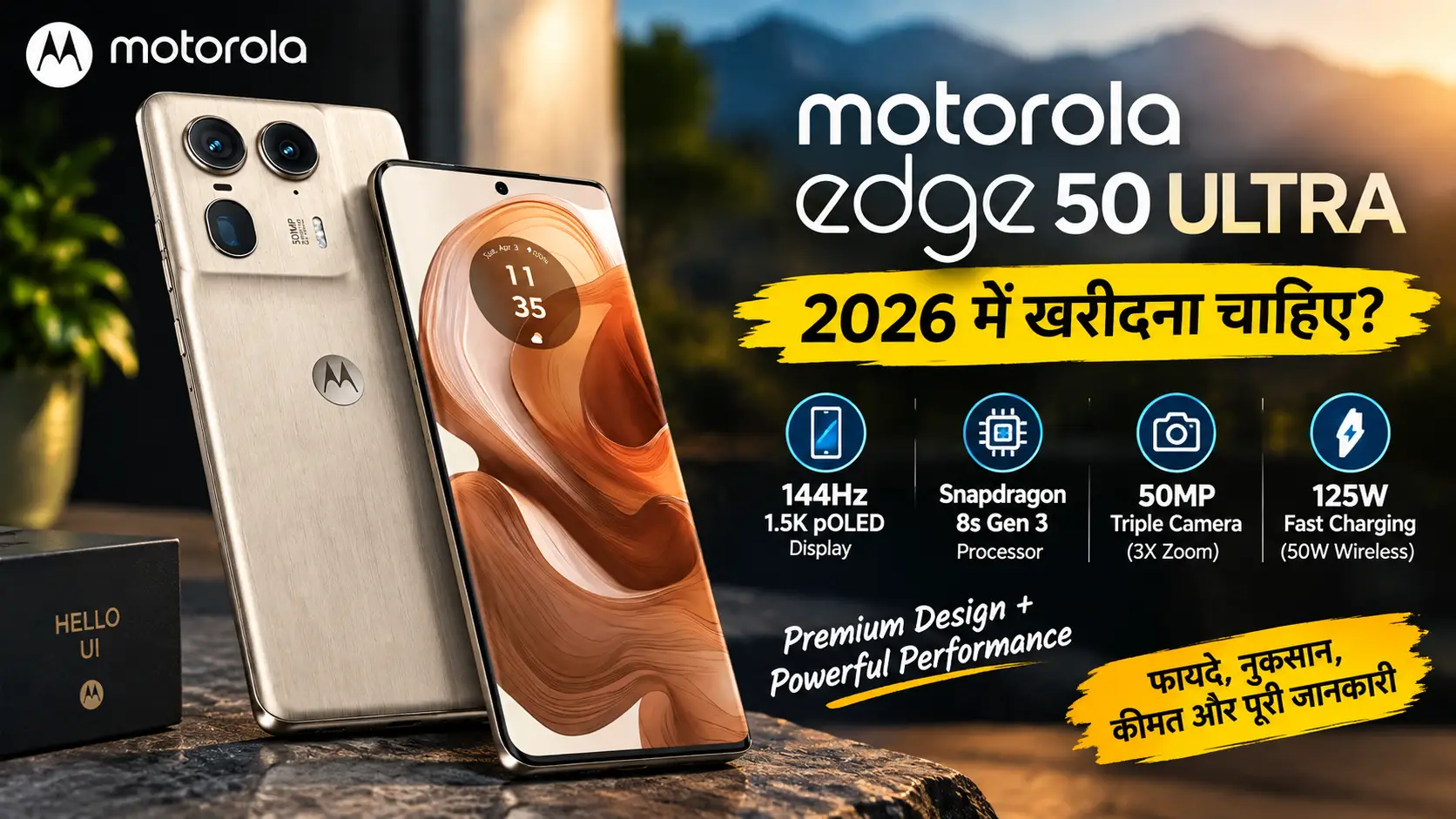 Motorola Edge 50 Ultra price in India